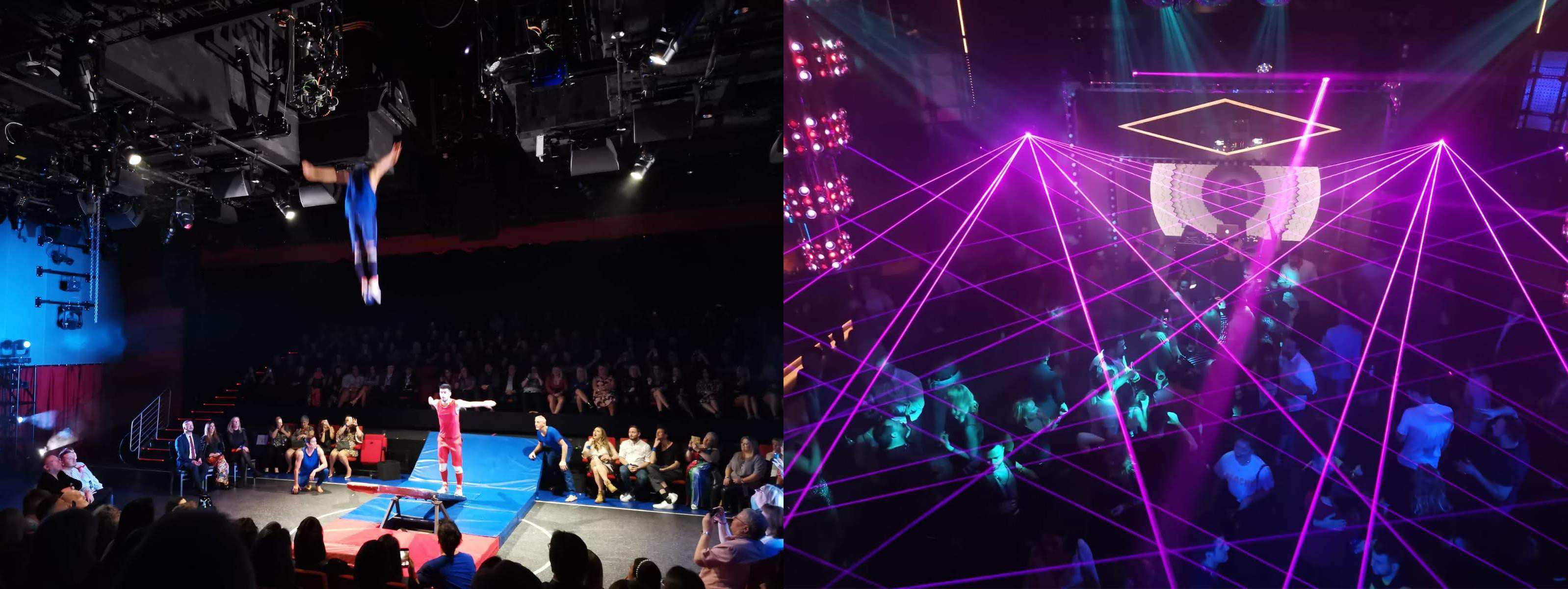 entertainment onboard the Scarlet Lady, Virgin Voyages